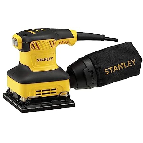 STANLEY SS24-IN 240W, 1 by 4 Sheet Sander (Yellow and Black)
